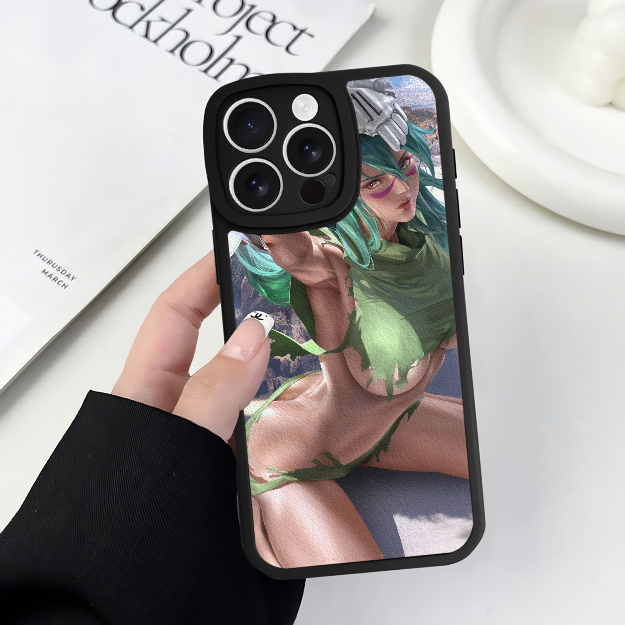 （画像用） ブリーチ BLEACH 【iPhone 16シリーズ対応】シリコンスマホケース（レザー調） 材質：シリコン